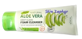 Soqu Jeju Aloe Vera Deep Clean Foam Cleanser