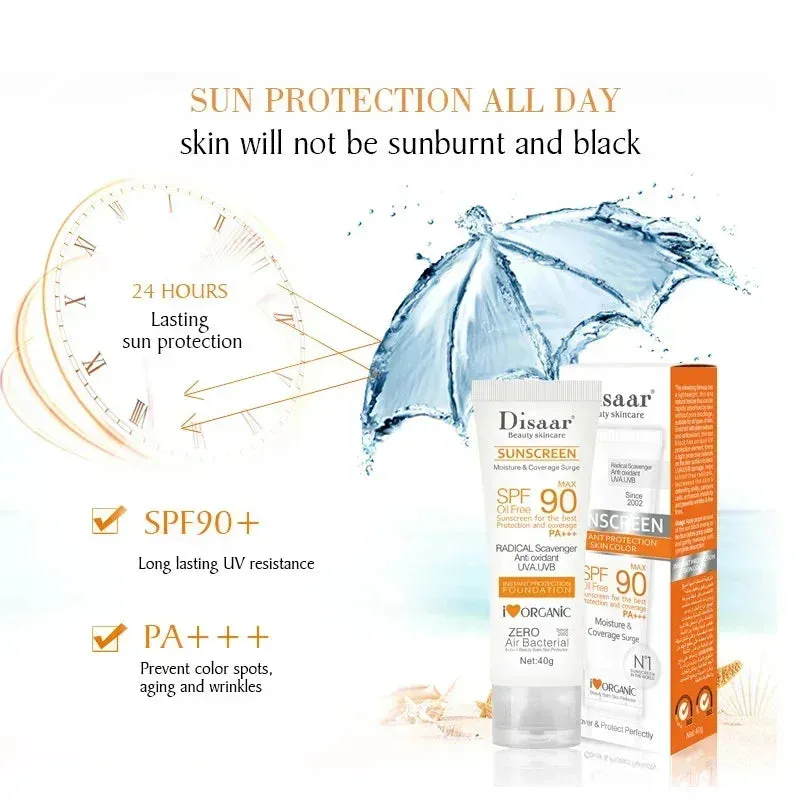SPF 90  UV Matte Sunscreen Instant Protection Cream