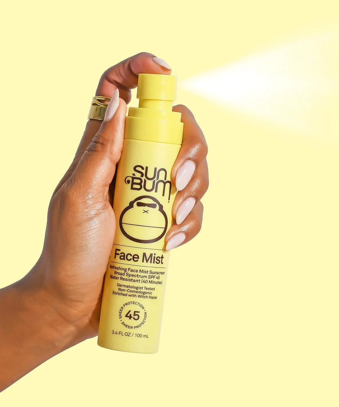 SUN BUM SPF 45 SUN FACE MIST 3.4 OZ