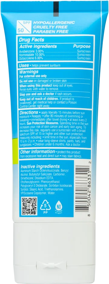 SURFACE SPF50 DRY TOUCH SUNSCREEN LOTION 6OZ.
