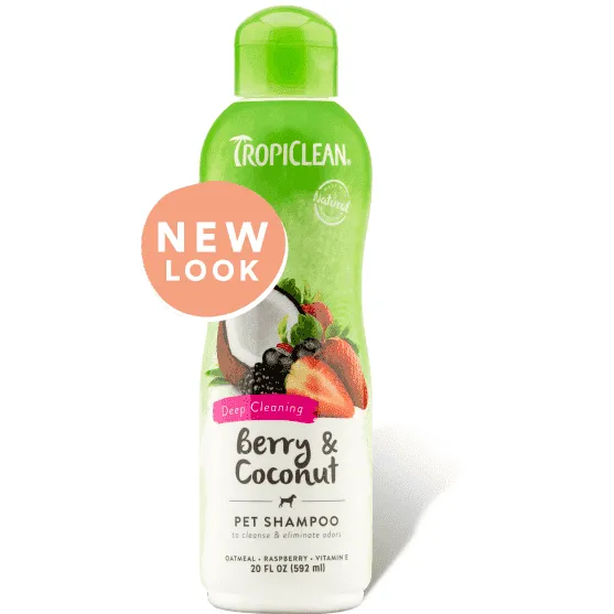 Tropiclean Berry Clean Deep Cleaning Shampoo
