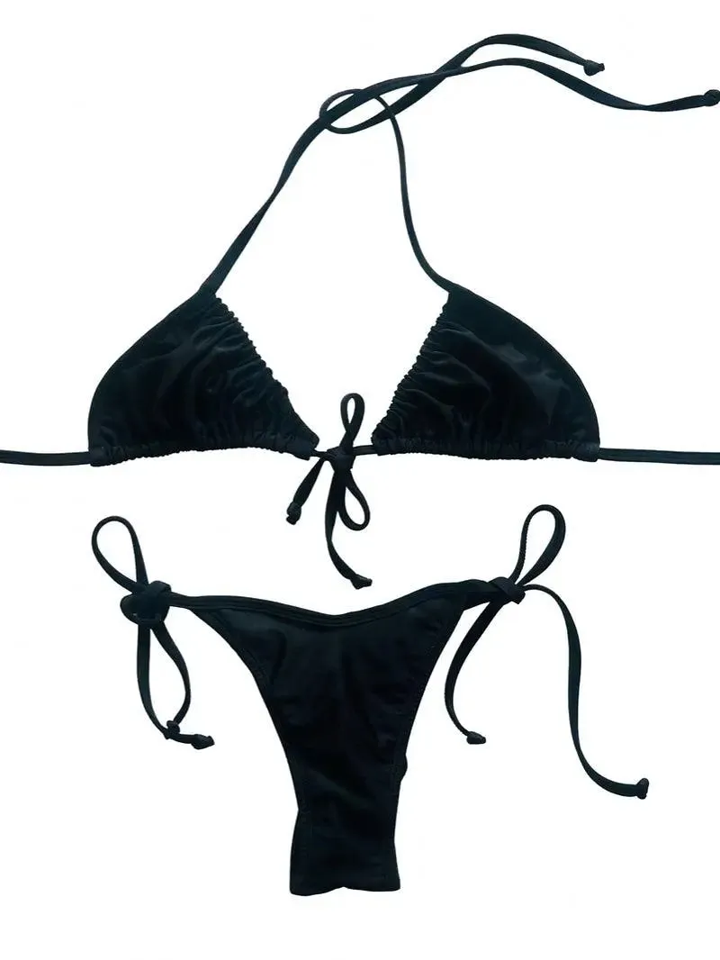 Vero High-Leg Bikini Bottom - Solid Colors
