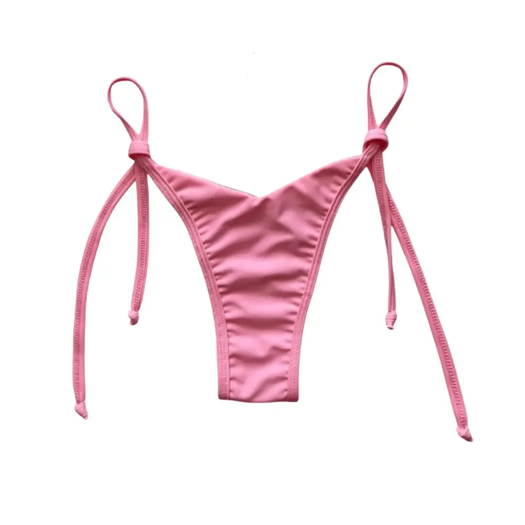 Vero High-Leg Bikini Bottom - Solid Colors