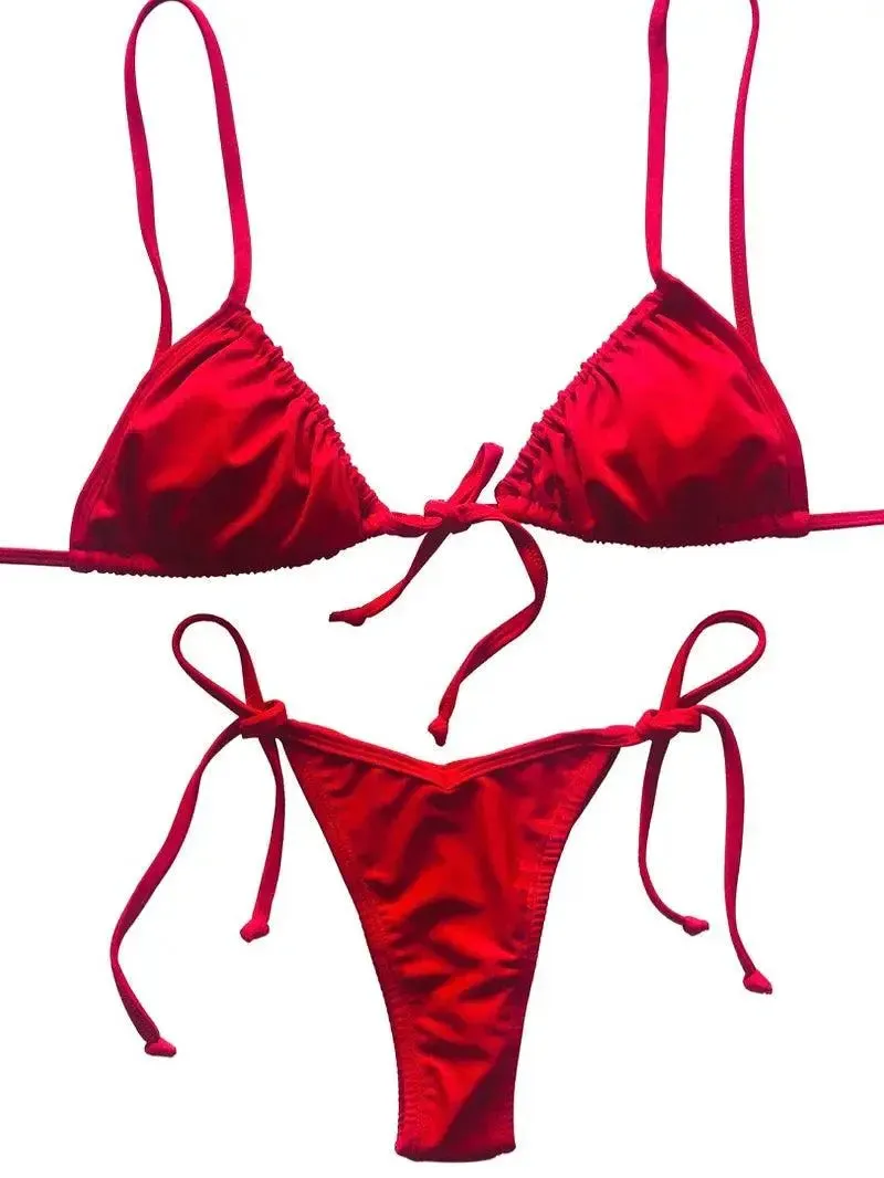 Vero High-Leg Bikini Bottom - Solid Colors