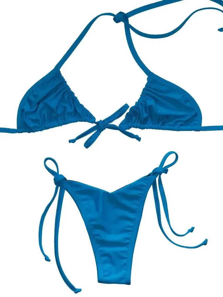 Vero High-Leg Bikini Bottom - Solid Colors