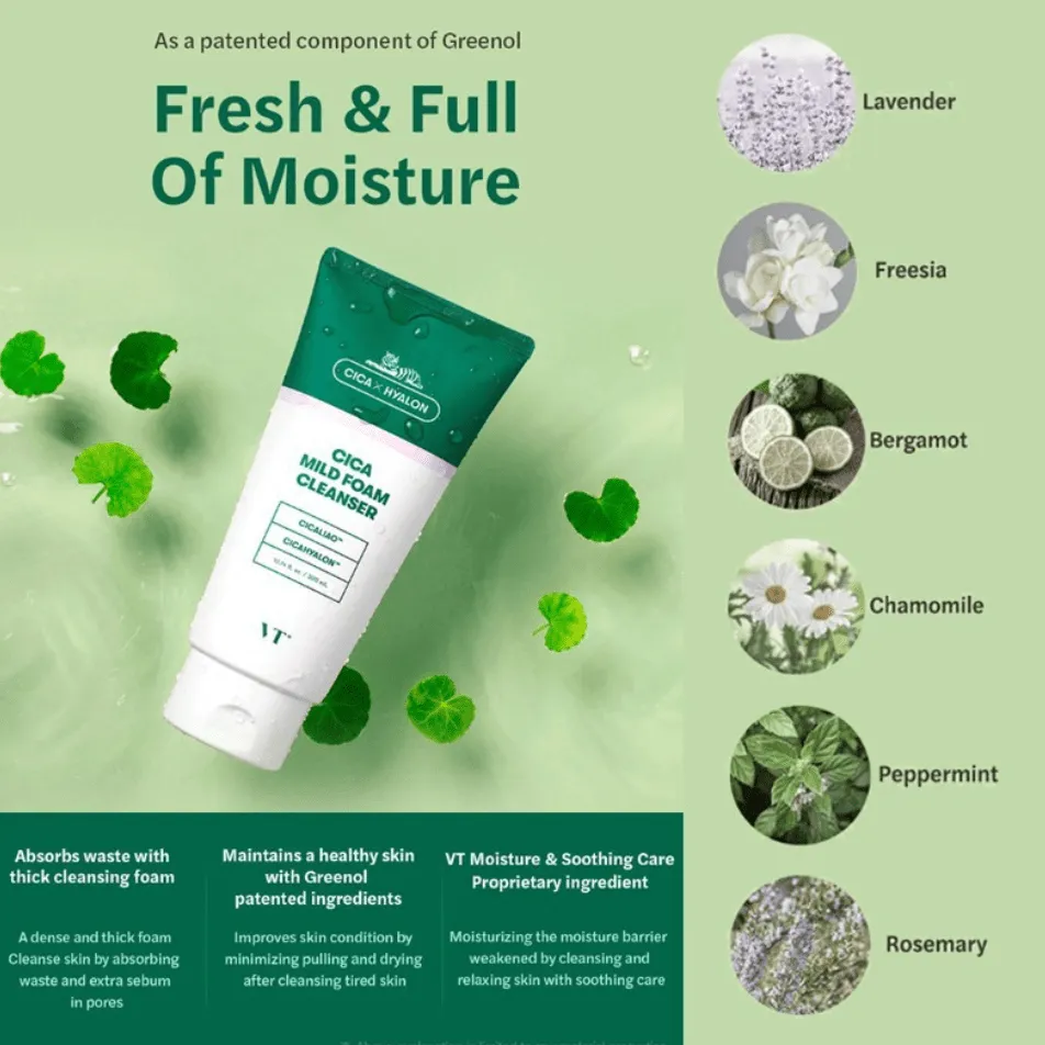 VT CICA MILD FOAM CLEANSER 300ml
