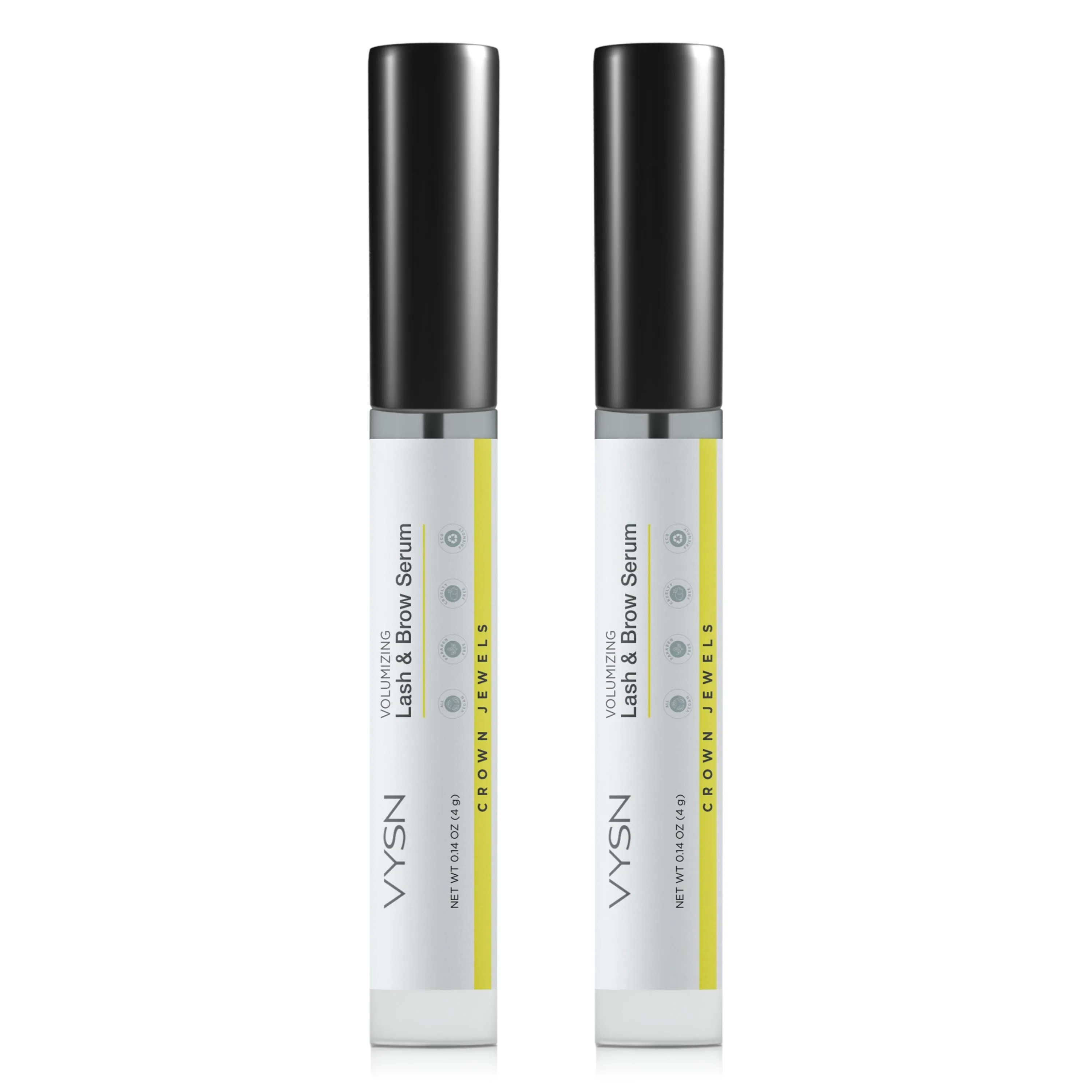 VYSN Volumizing Lash & Brow Serum - Moisturizing Support for Lashes & Brows - 2-Pack