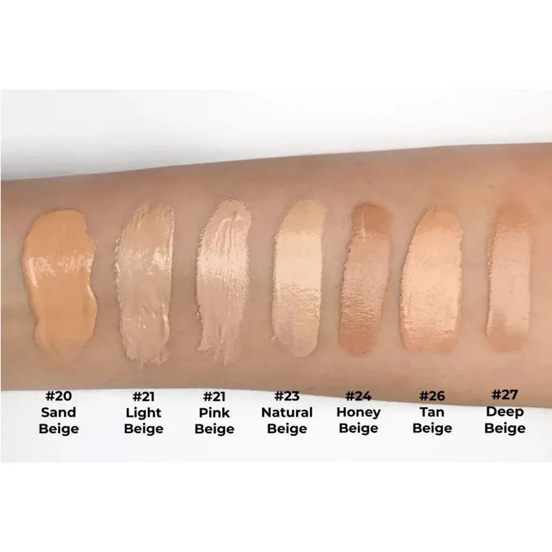 Whamisa Organic Flowers BB Pact/Liquid BB SPF50 23 Natural Beige 1g SAMPLE
